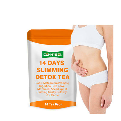 Nhà sản xuất Nhà máy 14 ngày Thức ăn giảm cân Detox trà hỗ trợ trao đổi chất Chế độ tiêu hóa lành mạnh