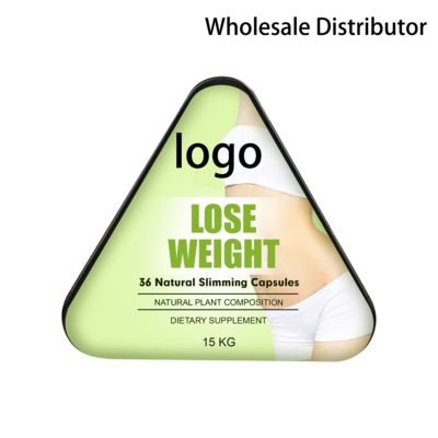 Viên nang giảm cân Hộp sắt Hỗ trợ kiểm soát sự thèm ăn Tăng cường năng lượng sạch Bán chạy